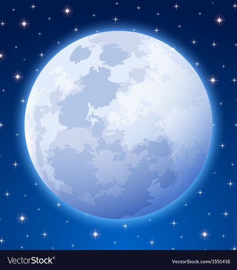 Full moon Royalty Free Vector Image - VectorStock , #affiliate, #