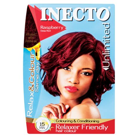 Inecto Deep Red Raspberry Hair Colour 130ml Hair Colourants And Dyes