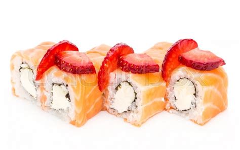 Delicious Seafood Sushi At A Japanese Stock Image Colourbox