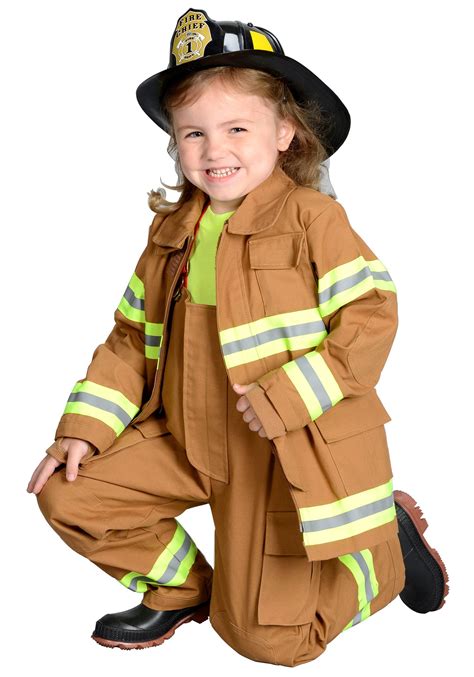 Kids Firefighter Costume Child Fireman Halloween Costumes