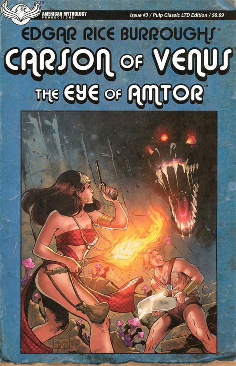 Carson Of Venus Eye Of Amtor 3 Cover B Limited Edition Vincenzo Carratu Pulp Cover
