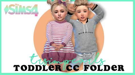 Toddler Cc Folder 2 Gb Download 2019 🐣the Sims 4 Custom Content Cas