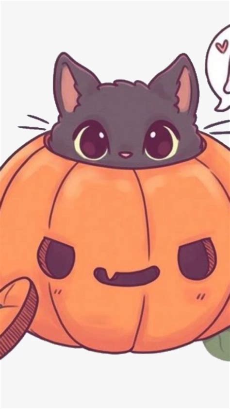 Cute Halloween Pfp 🎃 Cute Halloween Pfp Pumpkin Drawing Kawaii Stickers