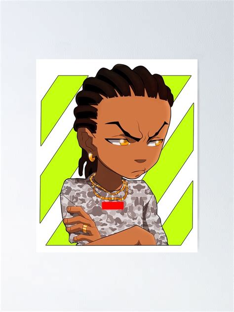 The Boondocks Riley Freeman Poster For Sale By Cllarashop Redbubble