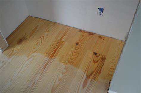 How we finished our yellow pine floors (without poly ...