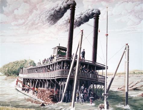 In Honor Of Fort Bentons Steamboat Era The Death Of The Steamboat