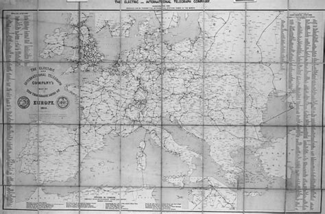 Distant Writing Telegraph Maps