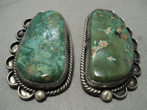 Gigantic Vintage Navajo Kings Manassa Turquoise Native American Jewel