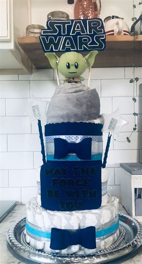 Baby Yoda Diaper Cake Diaper Cake Party Cake