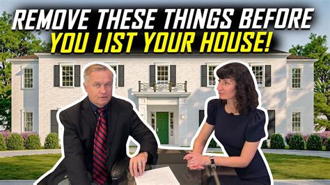 Five Things You Must Remove Before You Sell Your House Listing Tips