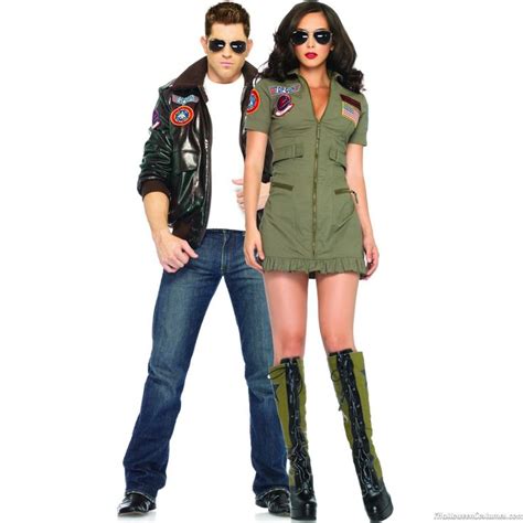 The Top Gun Couple Costume Ubicaciondepersonascdmxgobmx