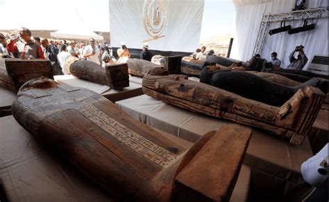 egypt unveils 59 ancient coffins in major archaeological discovery south florida reporter