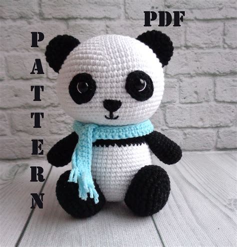 Panda Crochet Pattern Panda Bear Crochet Pattern Panda 44d