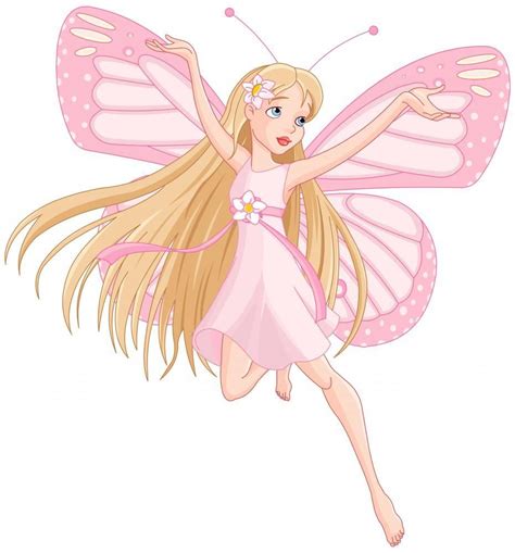 Beautiful Flying Fairy Wall Decal Beautiful Fairies Fairy Cartoon