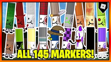 How To Get ALL 145 BADGES MARKERS In FIND THE MARKERS Roblox YouTube