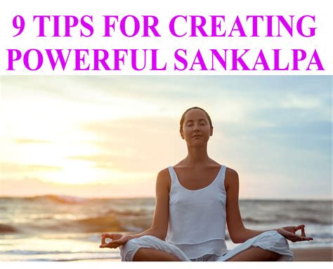 Yoga Sankalpa Examples