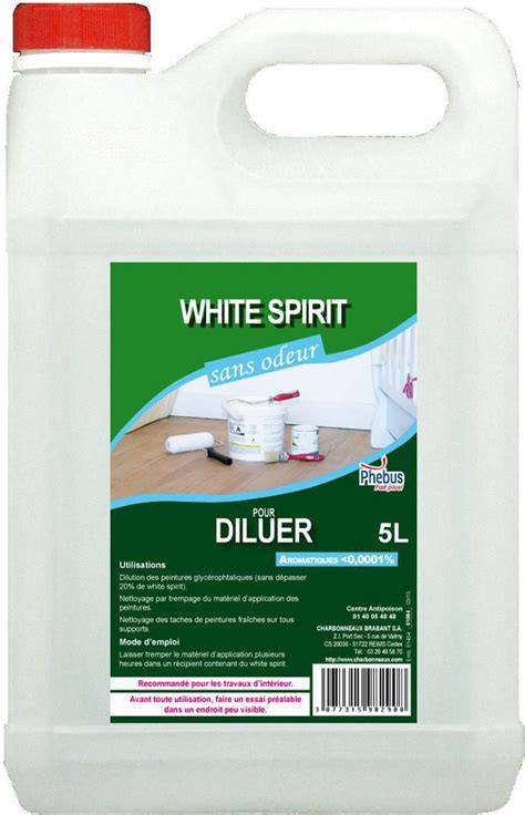 Phebus White Spirit Sans Odeur 5 Litres Réf 0059048290 Cbc
