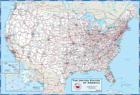 Printable Road Map Of Usa Printable Map Of The United States