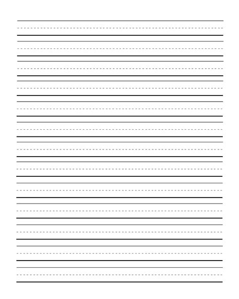 Writing Paper For Kindergarten Primary Paper Printable That Are