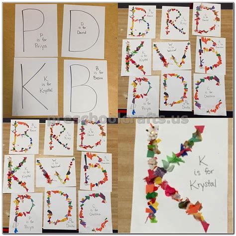Letter Alphabet Crafts Preschool Crafts