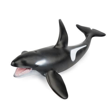 16 Inches Killer Whale Model Stuffed Cotton Vinyl Soft Sea Animals Toys