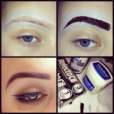 How To Dye Your Eyebrows At Home Dye Eyebrows Makeup Perfect Eyebrows