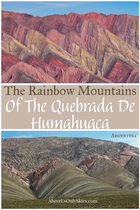 The Rainbow Mountains Of The Quebrada De Humahuaca