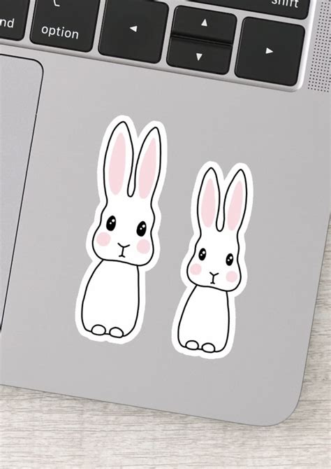 Cute Rabbits Sticker Cute Stickers Disney Sticker