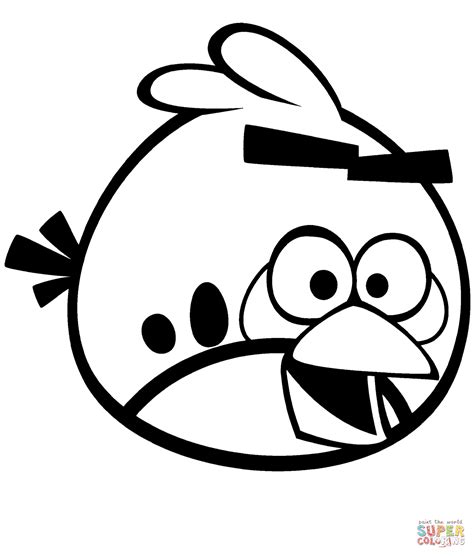 Gambar Red Angry Bird Coloring Page Free Printable Pages Click View Di