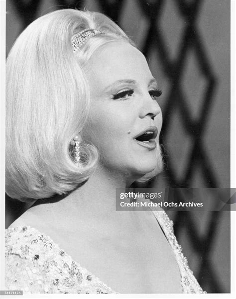 Singer Peggy Lee Perfoms Song On The Dean Martin Show October 6 1967