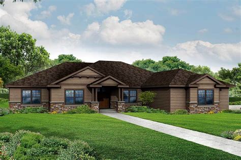 Discover pinterest's 10 best ideas and inspiration for craftsman house plans. 3 Bed Craftsman Style Ranch Home Plan - 72801DA ...