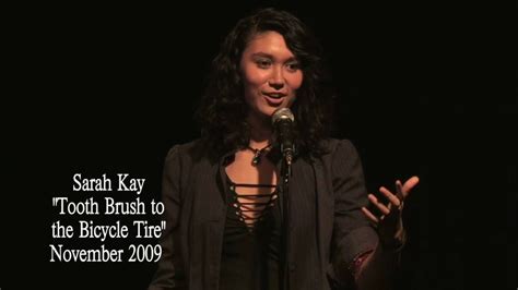 Sarah Kay Performs A Love Letter Tooth Brush To Bicycle Tire Don