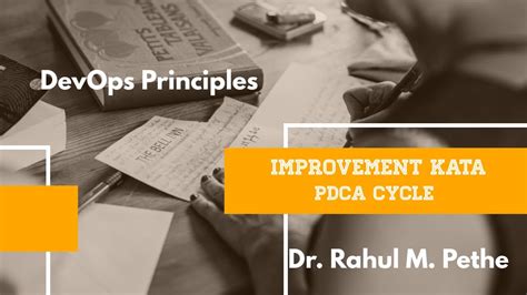 DevOps Principles Improvement Kata PDCA Cycle YouTube
