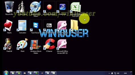 Windows 7 Ultimate Tips How To Change Desktop Icon Size Youtube