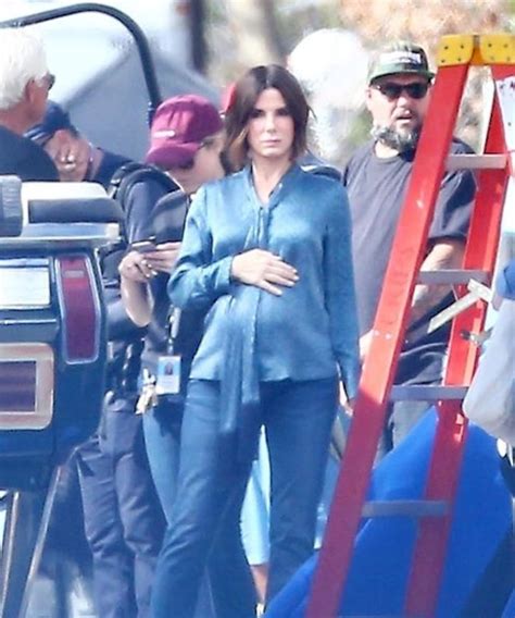 Not Pregnant The Truth Behind This Photo Of Sandra Bullock