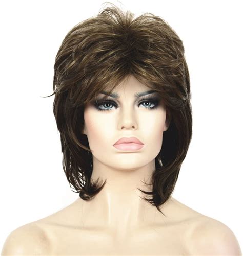 lydell short length layered shaggy full synthetic wig 8tt124 ombre uk beauty