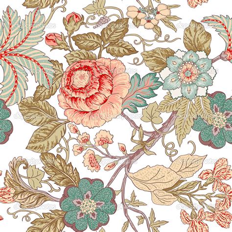 Free Download Depositphotos Vintage Flower Pattern Vintage Floral