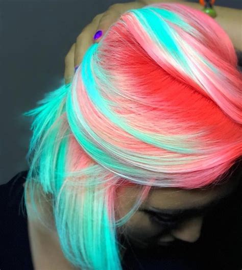 Pin By 🥀𝓡𝓸𝓼𝓮 🥀 On Colored Hair Bright Hair Hair Color Crazy Dyed Hair