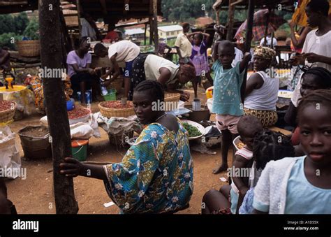 Market Sierra Leone Stock Photo Alamy