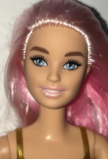 Nude Barbie Cutie Reveal Snowflake Sparkle Deer Articulated Doll For Ooak 1499 Picclick