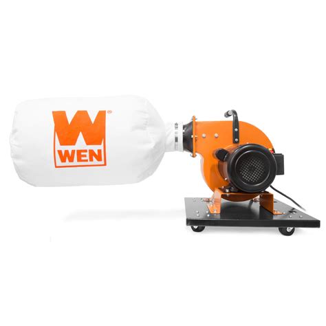 Wen Dc3402 74 Amp Rolling Dust Collector With Induction Motor 15 Gal