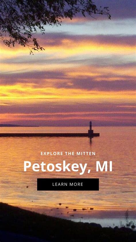Petoskey On The Shores Of Lake Michigan In 2022 Lake Michigan