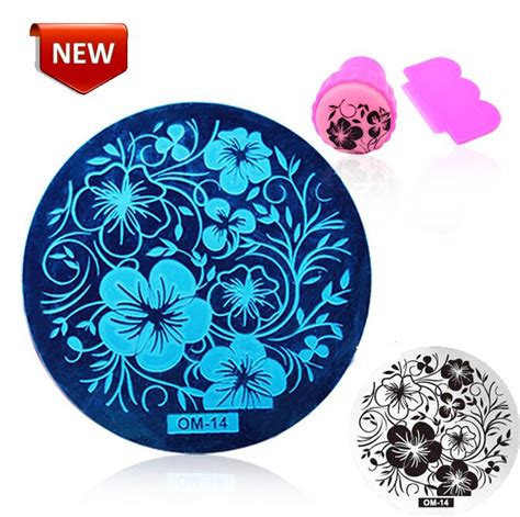 2016 New Product Om Nail Art Plate Stamp Stamping Set Templatestamper