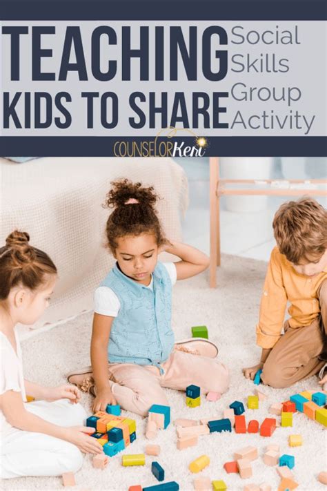 Teach Kids To Share Kindergarten Social Skills Group
