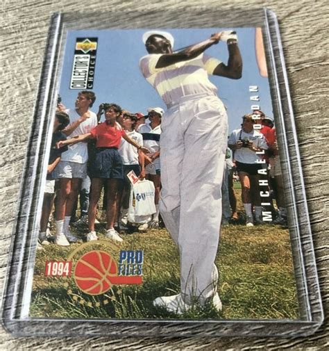 Michael Jordan 1994 95 Upper Deck Collectors Choice Pro Files Golf