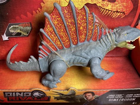 Mattel Jurassic World Dino Rivals Savage Strike Dimetrodon Dinosaur Toy