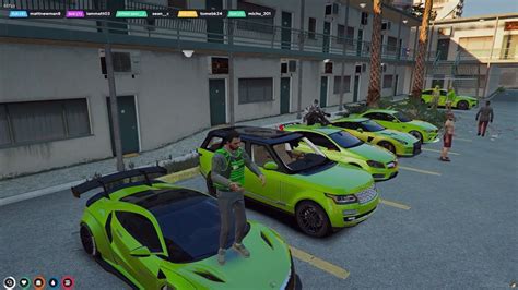 Mandem Car Lineup For Tommy Ts 1 Year Anniversary Nopixel Gta Rp