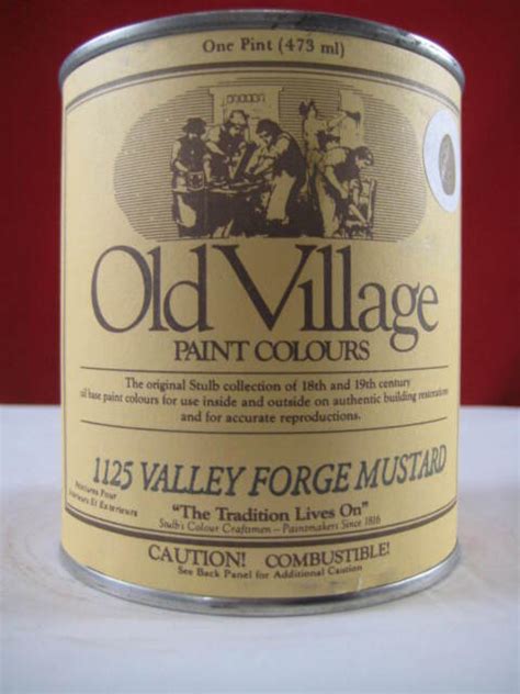 Old Village 1725qtacrylic Latex Paint 1 Qt Valley Forge Mustard