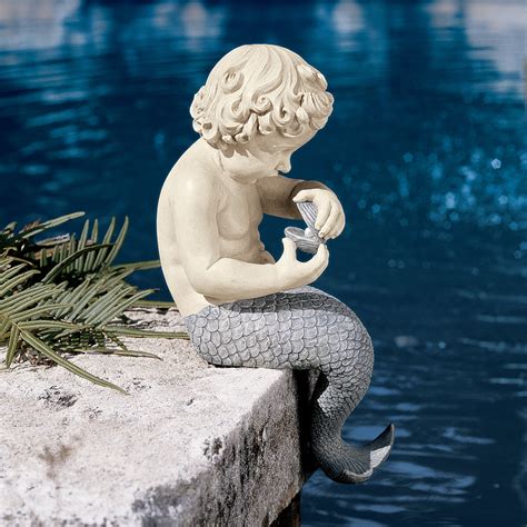 Design Toscano The Oceans Little Treasures Mermaid Statue And Reviews