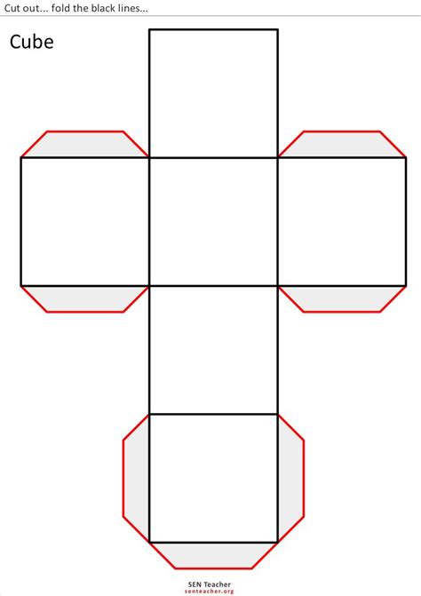 Cubo Para Recortar Figuras Geometricas Para Armar Como Hacer Figuras Geometricas Cuadrados